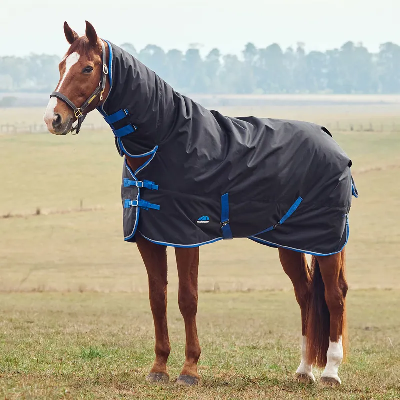WeatherBeeta ComFiTec Tyro 220g Combo Turnout Rug - Black/Cobalt