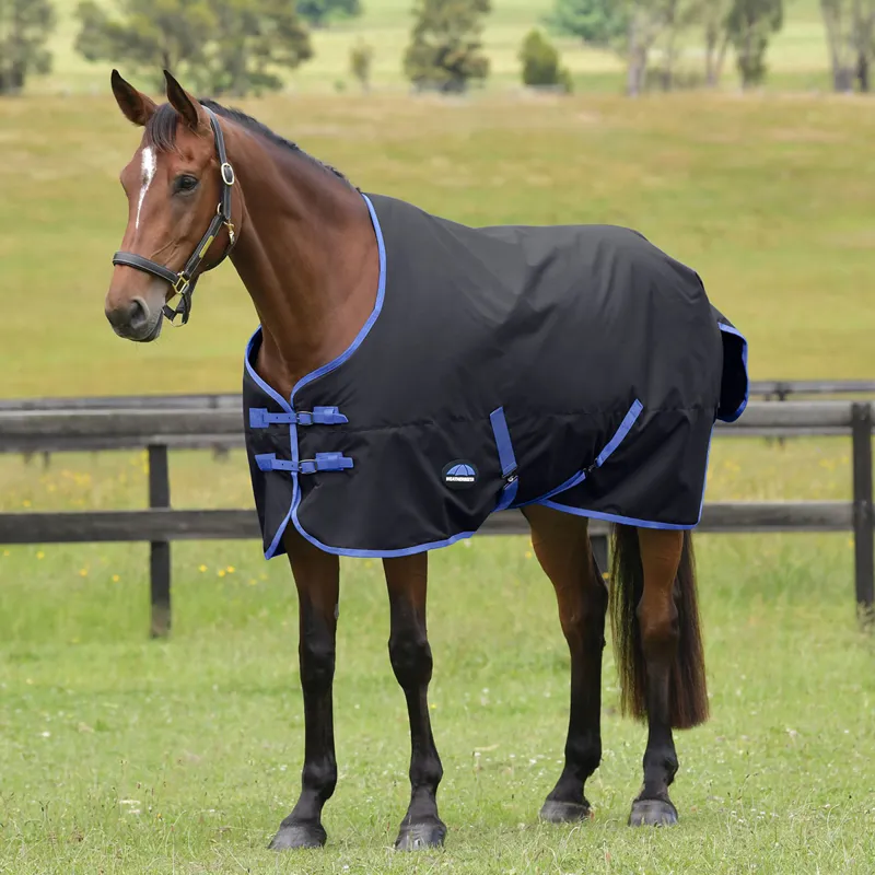 WeatherBeeta ComFiTec Tyro 220g Standard Turnout Rug - Black/Cobalt