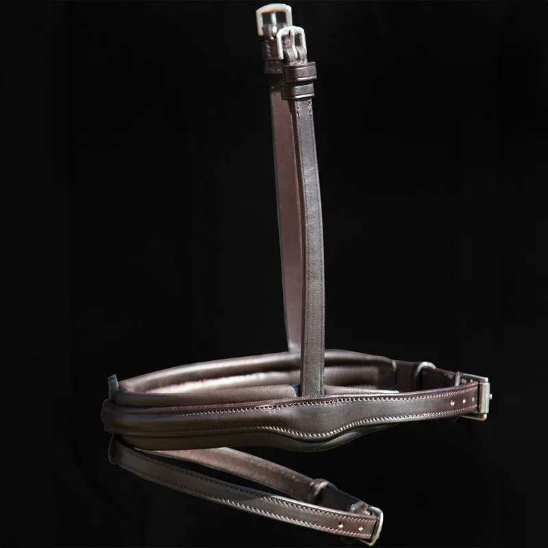 Henry James Comfort Flash Noseband - Havana Brown-1
