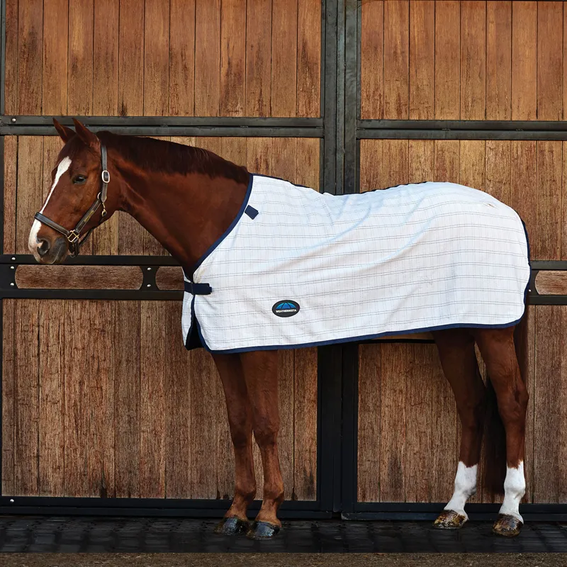 WeatherBeeta ComFiTec Cotton Sheet Rug Liner - White/Navy