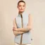 Holland Cooper Country Fleece Womens Gilet - Pale Blue