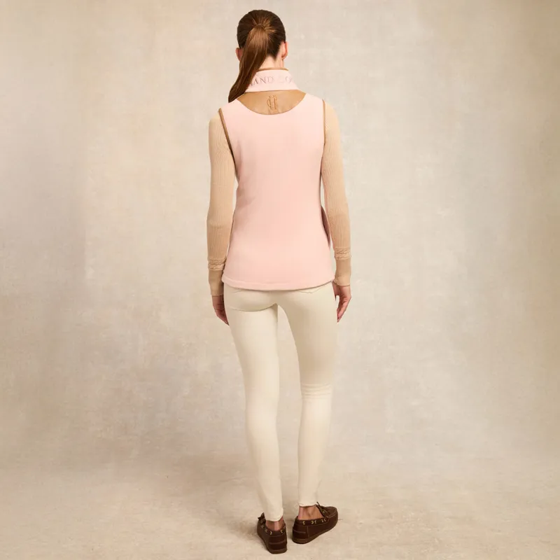 Holland Cooper Country Fleece Womens Gilet - Soft Pink-2