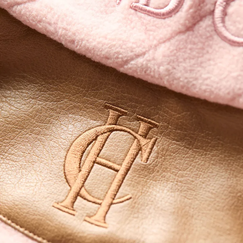 Holland Cooper Country Fleece Half Zip Ladies Jumper - Soft Pink-6