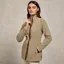 Holland Cooper Longline Country Fleece Womens Jacket - Sage