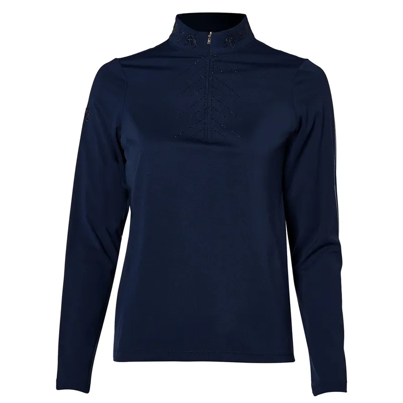 Holland Cooper Crystal Ladies Base Layer - Ink Navy-8