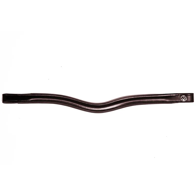 Henry James Curved Browband - Havana Brown