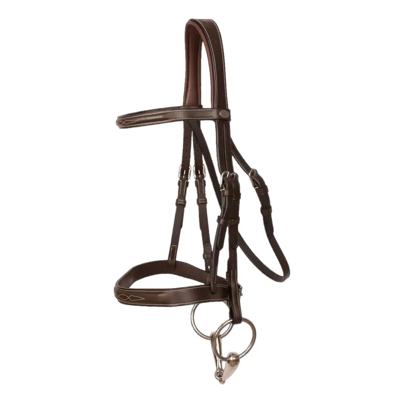 Dy'on Working Cavesson Hunter Bridle - Brown