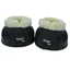 Dever Ascot Rubber Overreach Boots with Faux Fur - Black/Cream