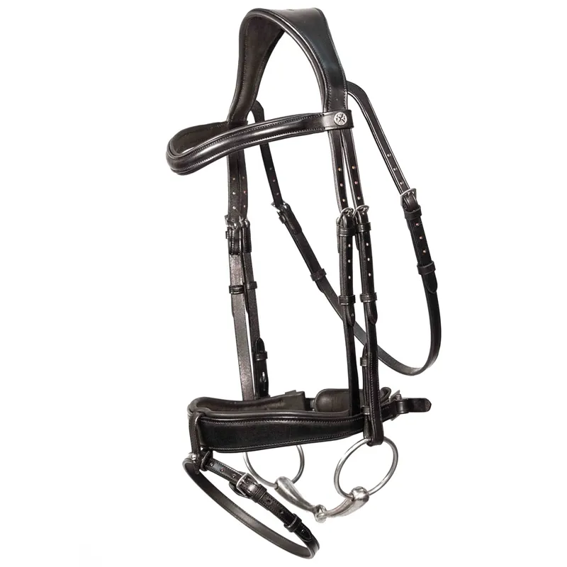Henry James Dressage Bridle - Black