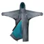 EQUIDRY Evolution Thick Fleece Lined Waterproof Jacket - Grey/Turquoise