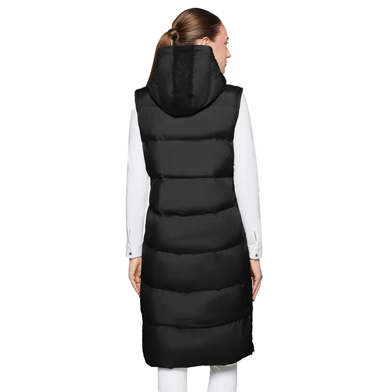 Samshield Elea Womens Long Gilet - Black-2