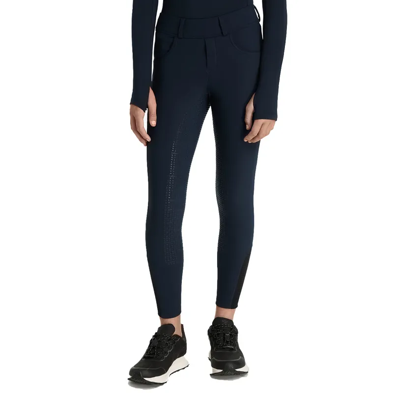 LeMieux Ella Young Rider Winter Bregging Riding Tights - Navy