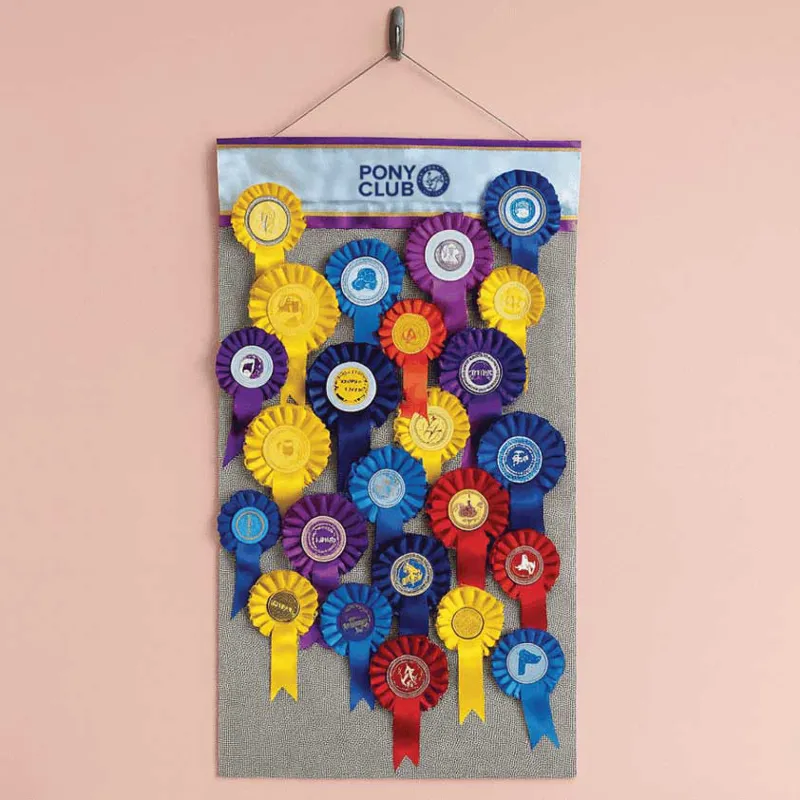 Equetech Pony Club Rosette Holder Display Hanger - Navy