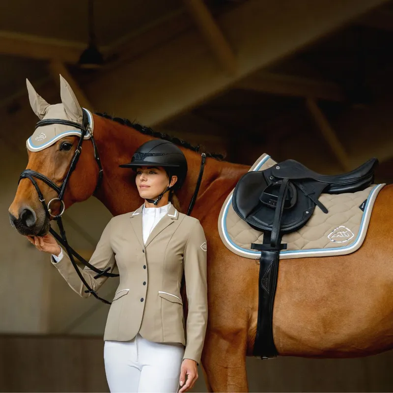 Equiline Eroc Tech Ear Net - Dune-1
