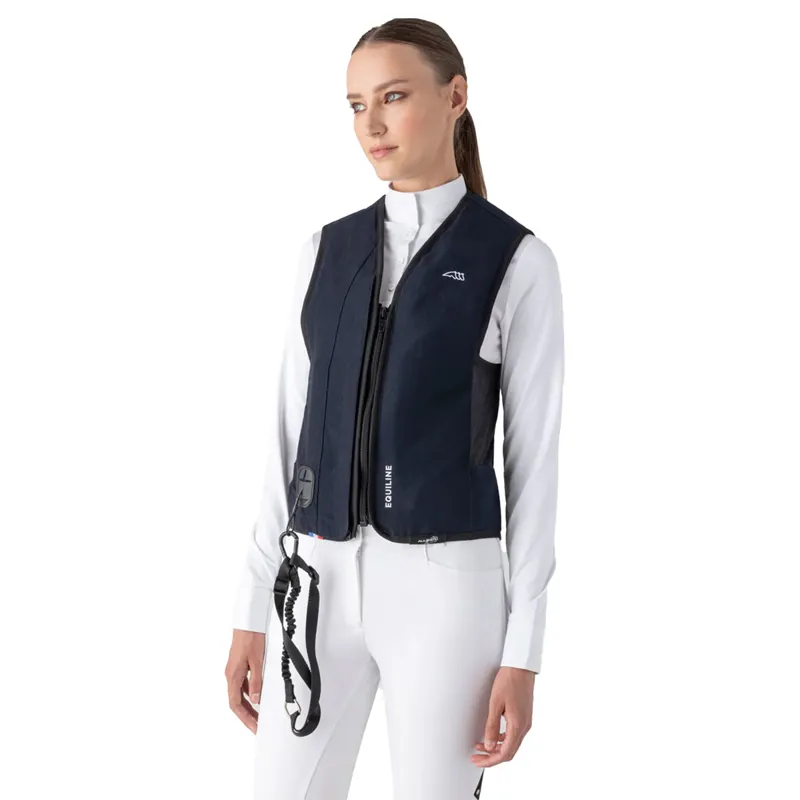 Equiline Belair Unisex Air Jacket Level 1 Back Protector - Blue