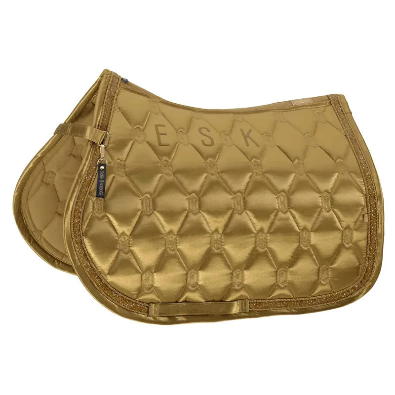 Eskadron Heritage Satin Jewel Saddlecloth - Cardamom
