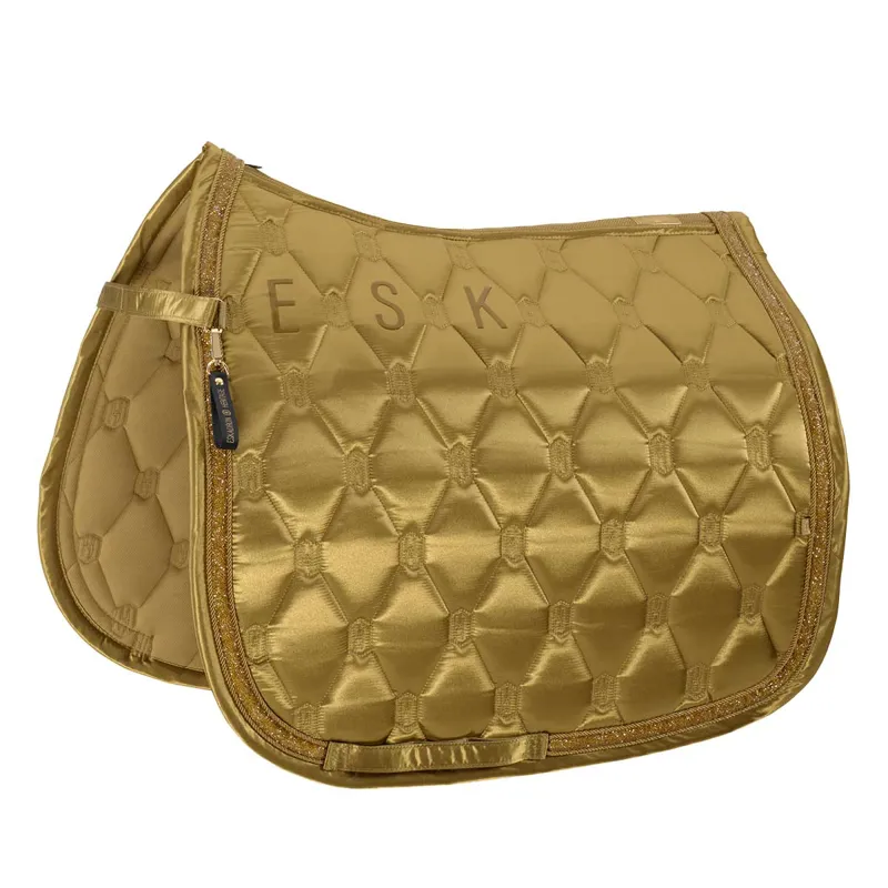 Eskadron Heritage Satin Jewel Dressage Saddlecloth - Cardamom