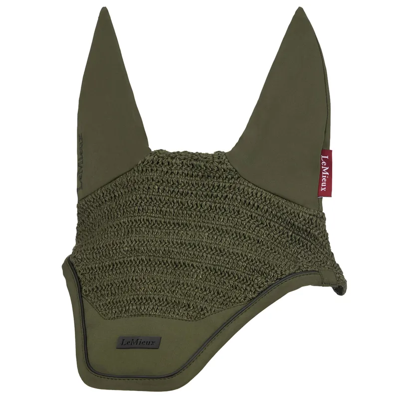 LeMieux Essence Acoustic Soundless Fly Hood - Pine Green