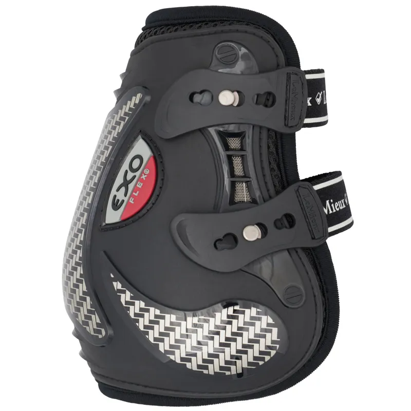 LeMieux Exo-Flex Ankle Fetlock Boots - Black/Silver