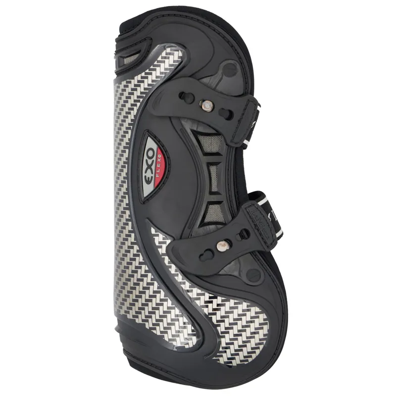 LeMieux Exo-Flex Tendon Boots - Black/Silver