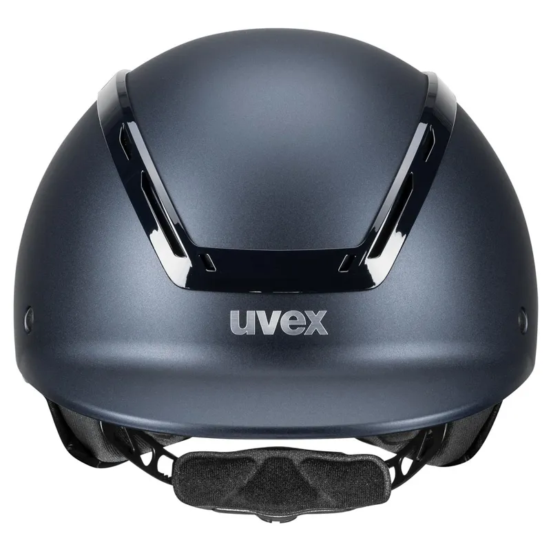 Uvex Exxeed Active Riding Hat - Navy-3