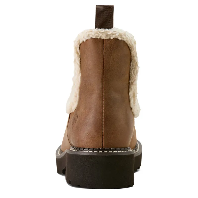 Ariat Fatbaby Chelsea Cosy Womens Boots - Distressed Brown/Cream-2