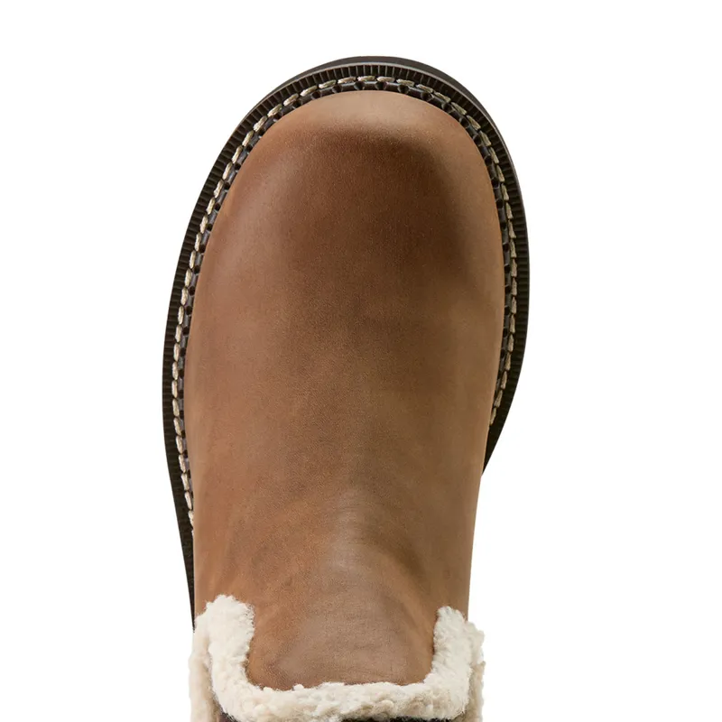 Ariat Fatbaby Chelsea Cosy Womens Boots - Distressed Brown/Cream-1