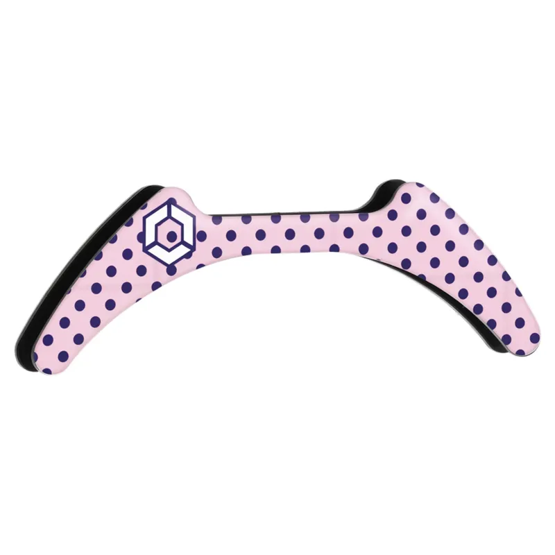 Flex-on Green Composite Specials Stirrup Magnets - Dots Pink