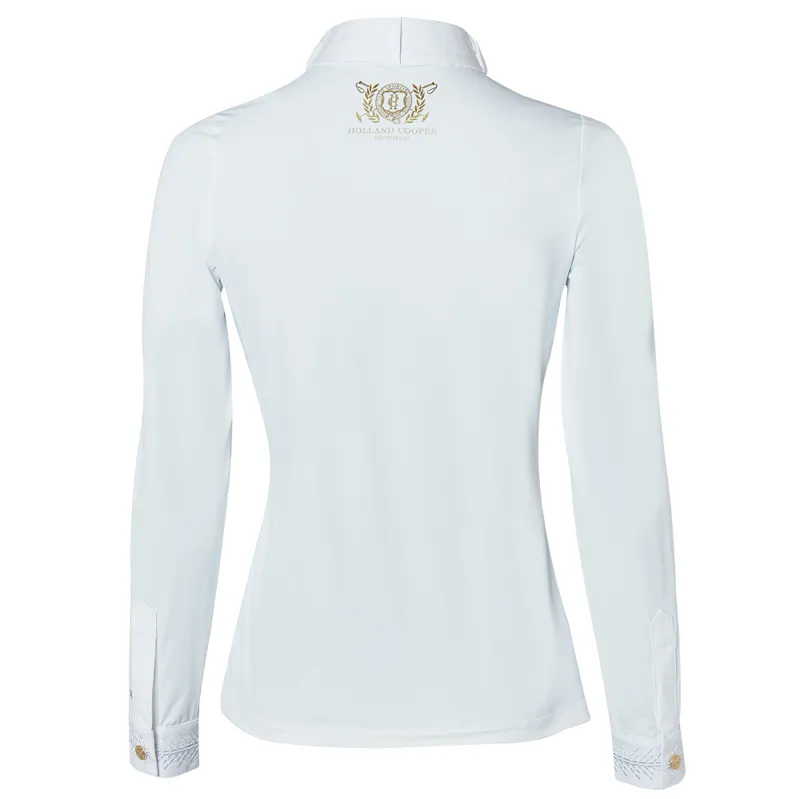 Holland Cooper Gatcombe Ladies Show Shirt - White-2