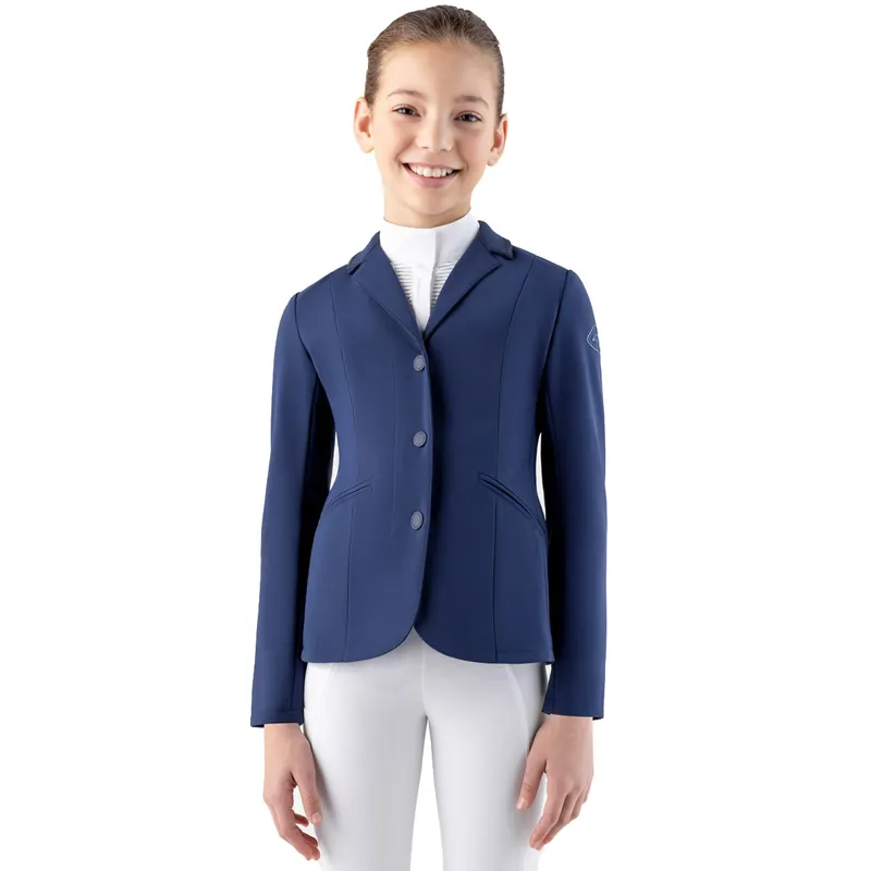 Equiline Giacca Junior Girls Show Jacket - Navy Peony