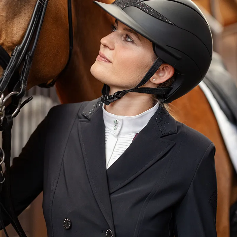Equiline Graco Womens Competition Tail Coat - Black-8