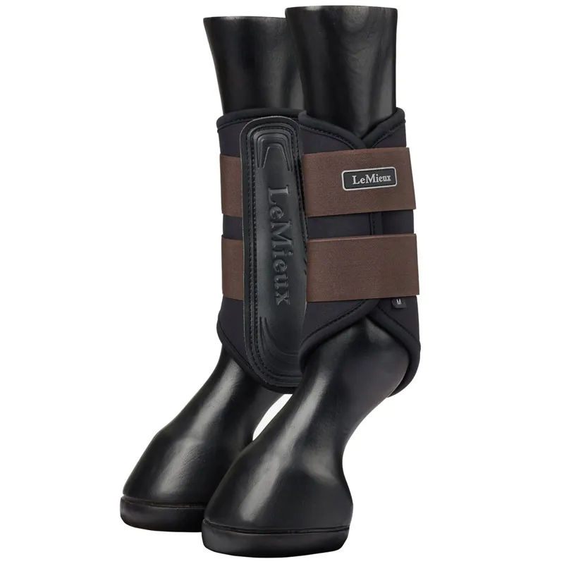 LeMieux Grafter Brushing Boots - Brown