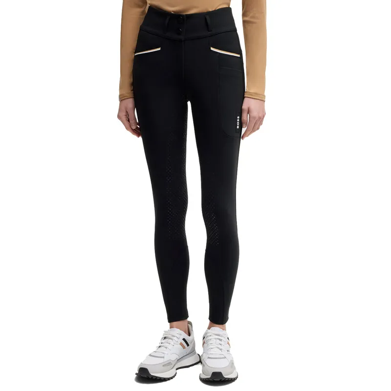 BOSS Equestrian Hailey Winter Full Grip Womens Breeches - Black