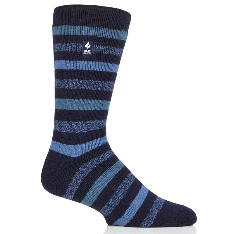 Sockshop Heat Holders Split Mens Thermal Socks - Navy