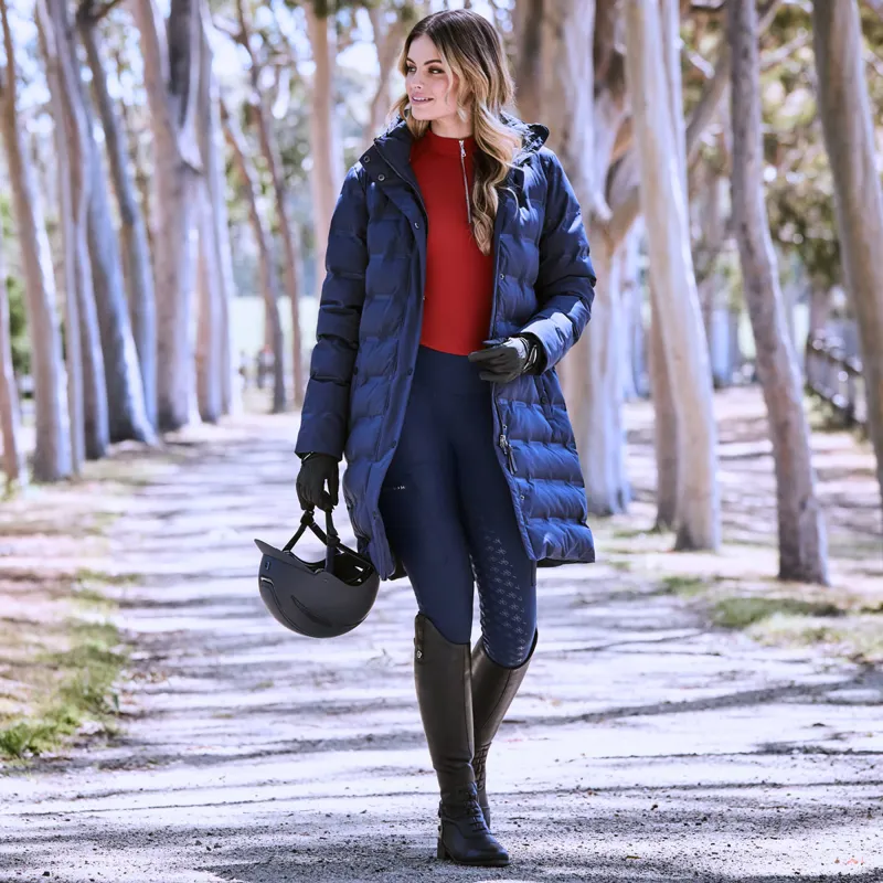 WeatherBeeta Helsinki Heat Seal Ladies Quilted Jacket - Navy Iris-1