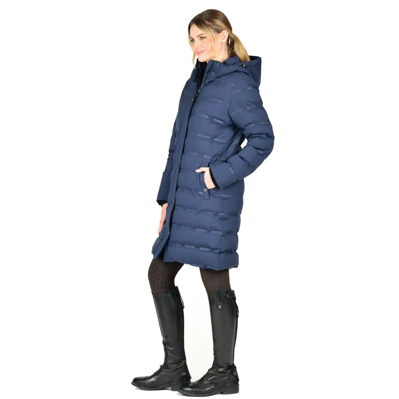 WeatherBeeta Helsinki Heat Seal Ladies Quilted Jacket - Navy Iris-9