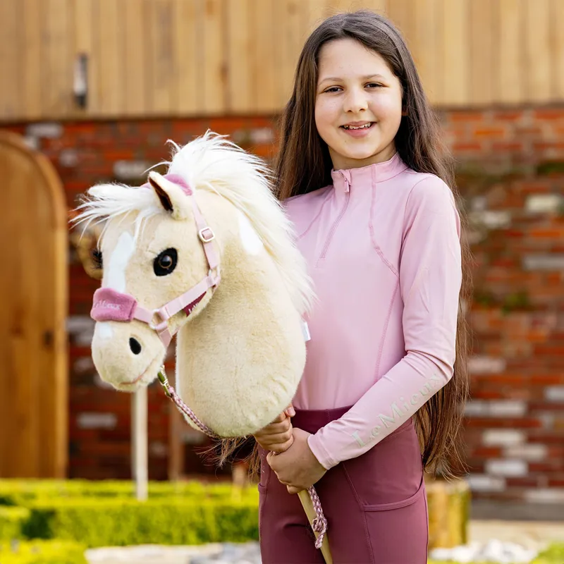 LeMieux Hobby Horse Vogue Headcollar and Leadrope Set - Blossom-1