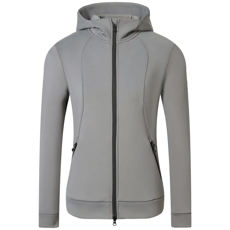 Covalliero Womens Hoodie Jacket - Steel Grey