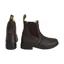 Hy Equestrian Fleece Lined Wax Leather Adults Jodhpur Boots - Brown