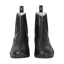 Hy Equestrian Fleece Lined Wax Leather Zip Jodhpur Boots - Black 