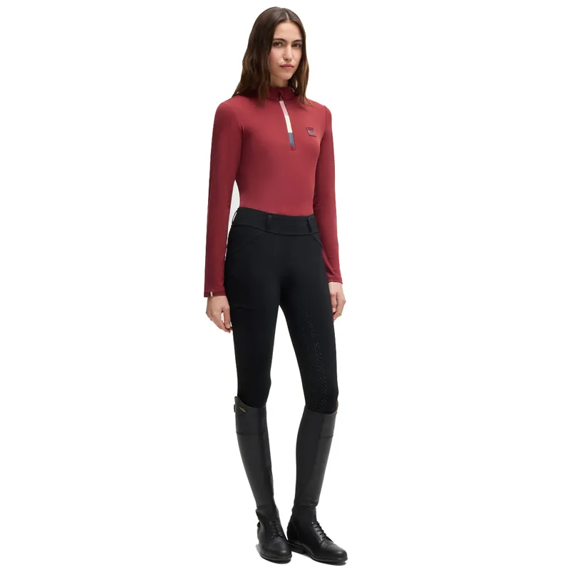 BOSS Equestrian Hybrid Full Grip Womens Breeches - Sky Captain-3