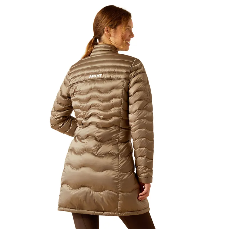 Ariat Ideal Down Ladies Long Jacket - Brindle-4