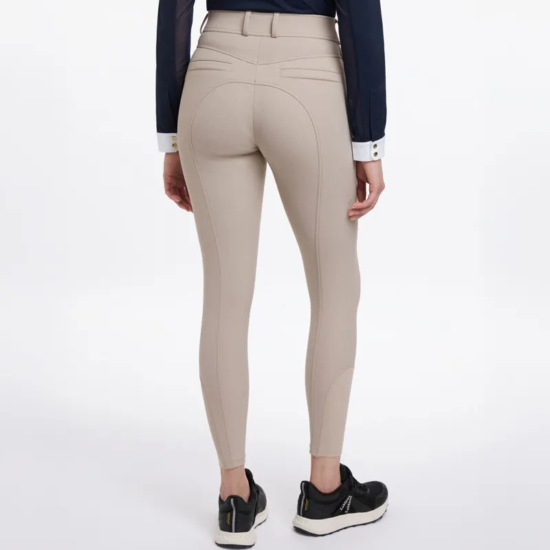LeMieux Isabelle Full Grip Womens Breeches - Almond-2