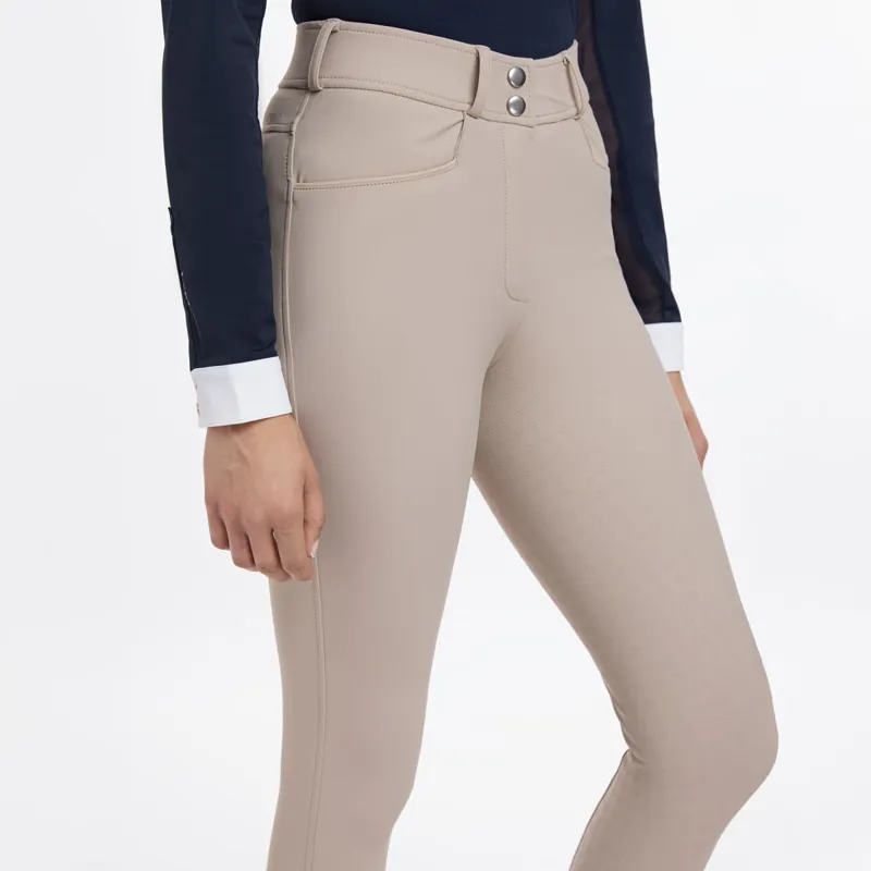 LeMieux Isabelle Full Grip Womens Breeches - Almond-3