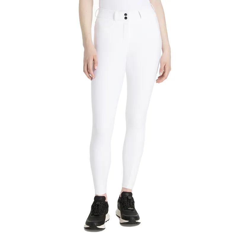 LeMieux Isabelle Knee Grip Womens Competition Breeches - White