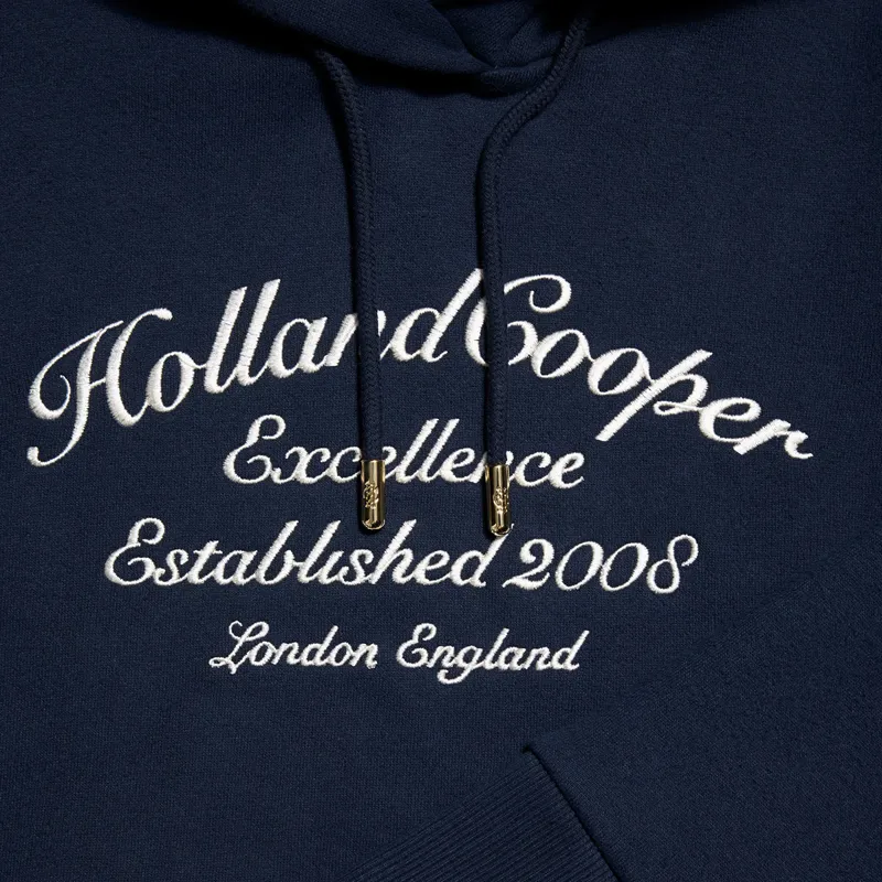 Holland Cooper Ivy League Womens Hoodie - Ink Navy-6