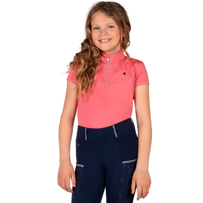 QHP Jaily Junior Girls Shirt - Pink