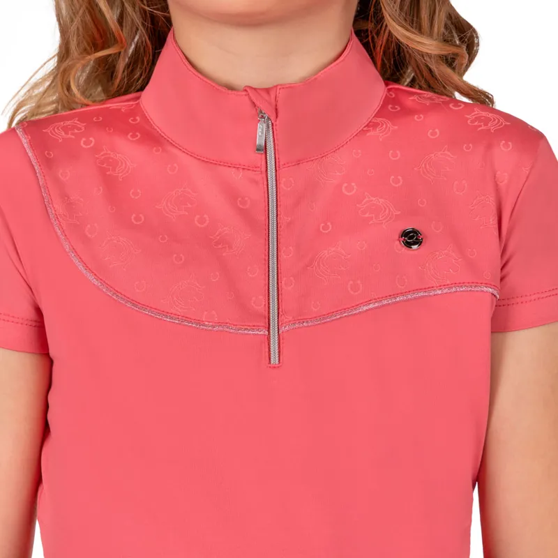 QHP Jaily Junior Girls Shirt - Pink-2