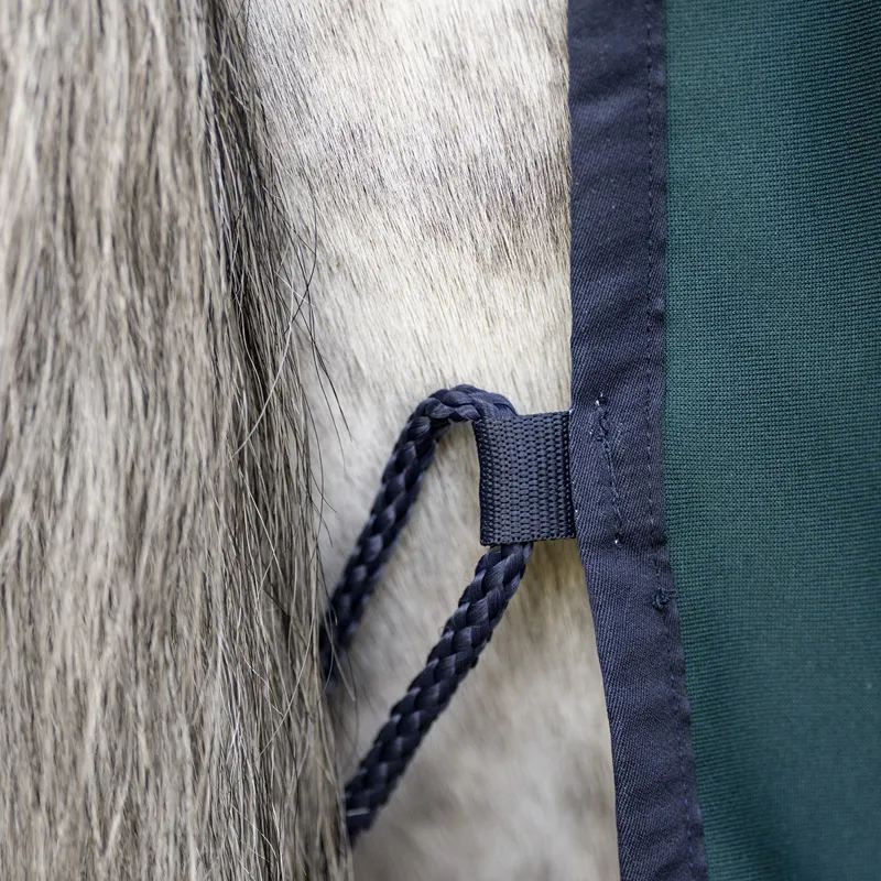 Amigo Pony Jersey Cooler Rug - Dynasty Green/Navy/Silver-4