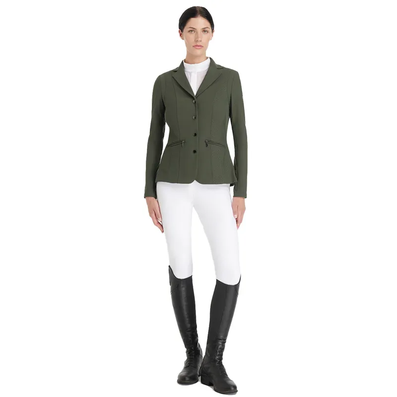 LeMieux Jessica Mesh Womens Show Jacket - Pine Green-12